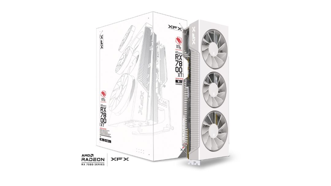XFX QUICKSILVER Magnetic Air Radeon RX 7800 XT Graphics Card RX